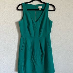 Green LOFT Sleeveless Dress